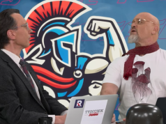 „Tak, tak, dalej popieram Tuska” – Sławomir Jastrzębowski parodiuje Andrzeja Seweryna. Zobacz film