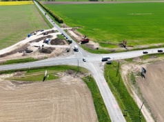 Trwają prace przy krajowej „trzydziestce piątce”. Do końca roku powstanie tam rondo