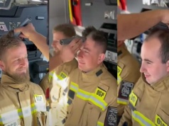 Strażacy golą głowy i „gaszą raka”. Jednostki z Lubelszczyzny włączają się w akcję Łatwoganga