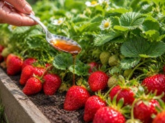 Tylko 1 łyżka pod krzak, a truskawki będą jak pięści. Mój tajny trik