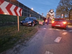 Zamiast skręcić, pojechał prosto. Staranował nadjeżdżającego Citroena