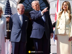 Donald Trump przywitał brytyjską parę królewską w Białym Domu. Towarzyszyła mu pierwsza dama