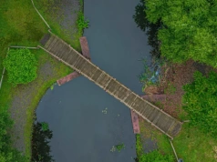 Ciekawe miejsce na relaks pod Warszawą. Cisza, spokój i spacer po kładce