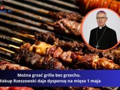 Można grzać grilla bez grzechu. Biskup Rzeszowski daje dyspensę na mięso 1 maja