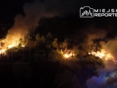 Cztery różne ogniska pożarów na dzikim wysypisku na Targówku. Akcja gaśnicza trwała 7 godzin! Na miejscu pracuje biegły ds. pożarnictwa