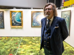 Otwarto wystawę obrazów Jana Marii Tomaszewskiego w PE