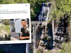 Tragedia przy wodospadzie. Nagle oderwał się kawałek skały