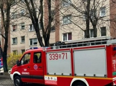 Groźny pożar na jednym z balkonów w Łodzi. Zaczęło się od... roweru