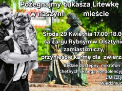 Olsztyn żegna tragicznie zmarłego posła, Łukasza Litewkę. Niezwykła inicjatywa na Targu Rybnym