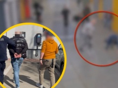 Uderzył w tył głowy, a potem kopał leżącego. Brutalny atak na stacji metra