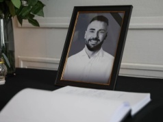 Ceremonia pogrzebowa posła Łukasza Litewki