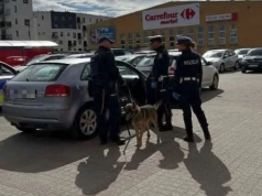 Akcja policji na ul. Armii Krajowej w Ciechanowie. Pościg i zatrzymanie 20-latka