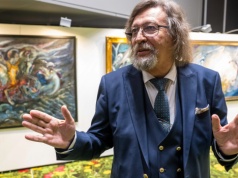 Kuzyn Jarosława Kaczyńskiego otworzył wystawę w Parlamencie Europejskim. "Tego nie chcę"