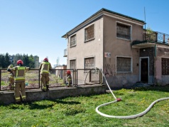 Pożar w pustostanie przy Robotniczej