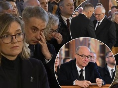 Oczy im się szkliły, nie mogli powstrzymać łez. Pogrzeb Łukasza Litewki