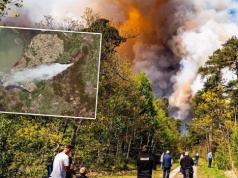 Ogromny pożar w Holandii. To wina żołnierzy? Skutki widać nawet z kosmosu!