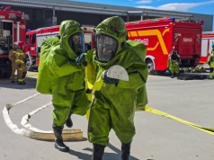 Wspólne ćwiczenia ZSP i PSP w Policach