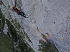 Ola Taistra w swoim żywiole – free solo na „La Nostra Svizzera” 6c, 240 metrów