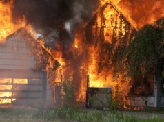 Płomienie pochłonęły gospodarstwo. 10 osób rannych podczas ratowania zwierząt