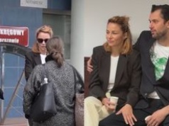 Katarzyna Wajda stawiła się na rozprawę rozwodową u boku NOWEGO PARTNERA: były pocałunki i nie tylko (WIDEO)