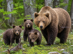 Fotki pod gawrą niedźwiedzi. Park publikuje nagranie nieodpowiedzialnych turystów