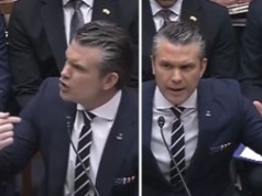 Działo się w nocy. Krzyki w Kongresie. Hegseth bronił wydatków na wojnę