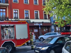 Strażacy ćwiczyli na terenie hotelu