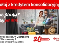 Potrzebujesz sprawdzonego finansowania na wiosenne wydatki? Zapraszamy do oddziału Santander Consumer Banku w Ciechanowie