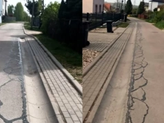 Ul. Jedności do poprawki. Wykonawca musi porządnie naprawić usterki