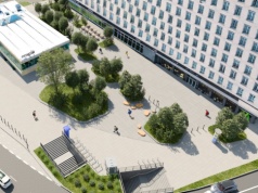 Tereny obok dawnej Cepelii zmienią się wg. Trzaskowskiego w "miejski plac z prawdziwego zdarzenia". Ratusz pokazał zazielenione wizualizacje