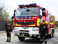 Ciężki gaśniczy Kerax w podziale bojowym OSP Kozodrza