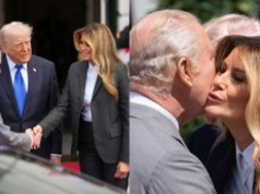 Ekspertka od czytania z ruchu warg wyjawiła, co Melania Trump SZEPNĘŁA królowi Karolowi III do ucha. Miło?