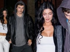 Kylie Jenner i Timothee Chalamet oraz ich SPLECIONE DŁONIE mkną na randkę do knajpy ze stekami. Romantycznie? (FOTO)