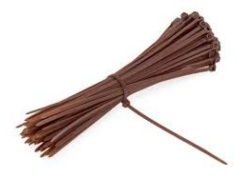 Opaski zaciskowe brązowe - estetyczne i praktyczne mocowanie do wielu zastosowań