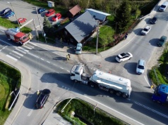 “Oszukać przeznaczenie” na DK19. Fotografie z kolizji wskazują, że zadziałały tu siły wyższe