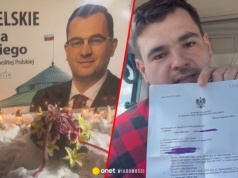 Zapalił znicze przed biurem ministra z PSL. Sąd ukarał rolnika grzywną