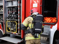 Zielona Góra. Alarm pożarowy w szpitalu, dojechało osiem jednostek straży pożarnej