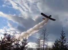 Alarm w Beskidach – pożar lasu na granicy powiatów, w akcji Dromadery | WIDEO, ZDJĘCIA