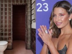 Julia Wieniawa zachwyca się projektem KOLEJNEJ łazienki w jej leśnej chatce. Znów wylansuje modę na luksfery? (FOTO)