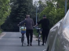 Policja przyłapała ojca z synem na rowerowej przejażdżce po alkoholu