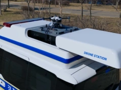 Kia PV5 z AI i dronem na testach w koreańskiej policji