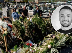 Niebywałe obrazki przy grobie Łukasza Litewki. "To się nie kończy"