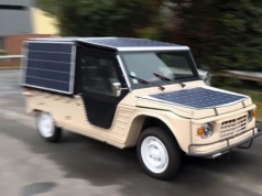 Jego Citroën Mehari jeździ na prąd z paneli, zupełnie za darmo