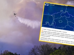 Trwa walka z pożarem w Czeskiej Szwajcarii. Widać go na zdjęciach satelitarnych