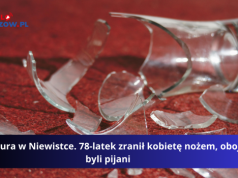 Awantura w Niewistce. 78-latek zranił kobietę nożem, oboje byli pijani
