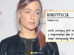 Matylda Damięcka z grafikami nawiązującymi do Polaków. W komentarzach poruszenie