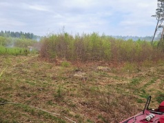 Pomorskie lasy są skrajnie suche. Strażacy już ugasili jeden pożar, wciąż walczą z kolejnym