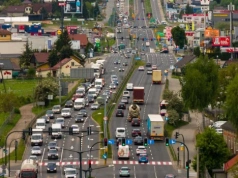 Zakopianka węższa przez trzy doby w Myślenicach