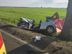 Wypadek w Przasnyszu. Dwie osoby nie żyją