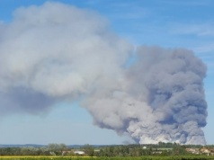 Duży pożar lasu w powiecie biłgorajskim